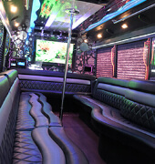 leather limo style seats